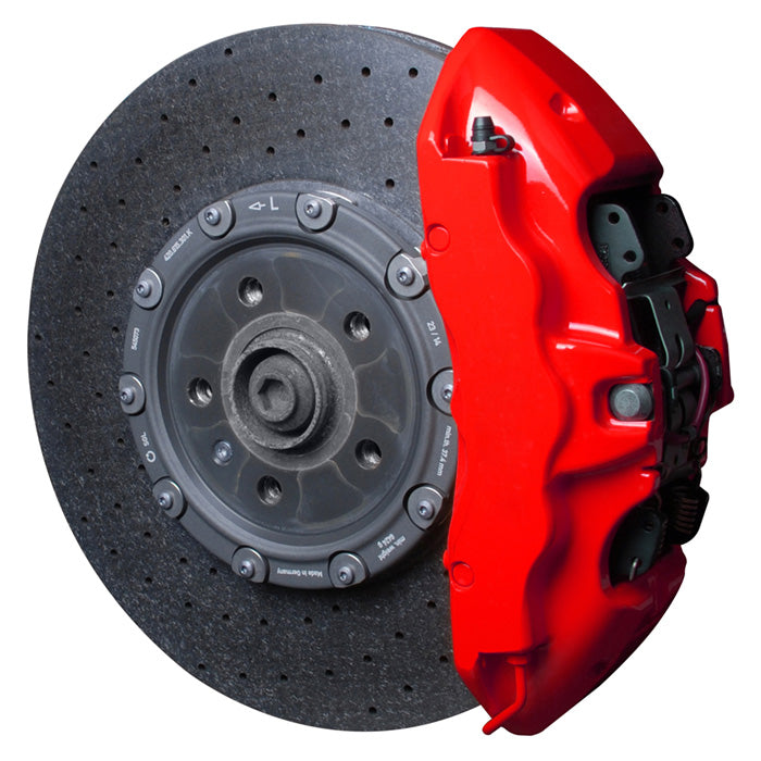 Bremsekaliberlak performance rød - pensel, varmebestandig op til 240°C, 4 kalibre - Foliatec