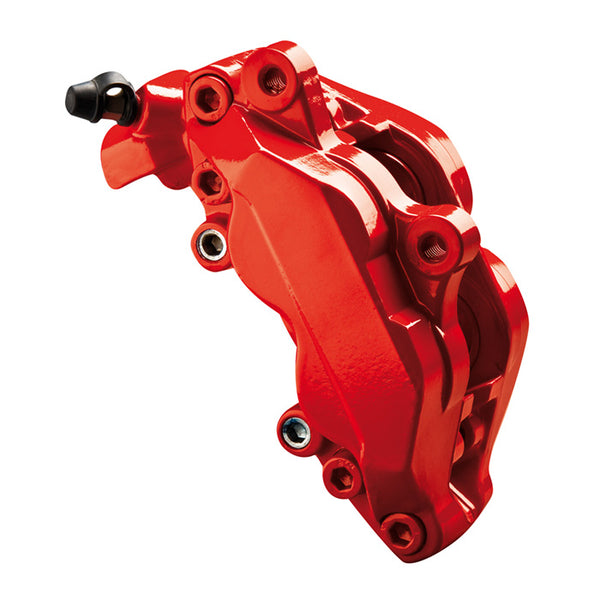 Bremsekaliberlak performance rød - pensel, varmebestandig op til 240°C, 4 kalibre - Foliatec