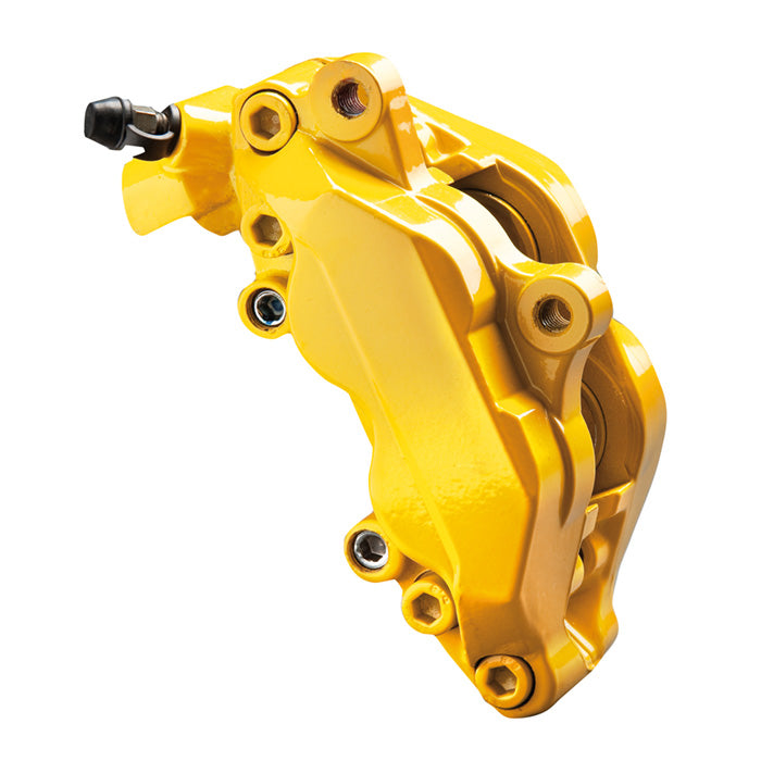 Bremsekaliberlak performance gul - penselapplikation, varmeresistent op til 240°C, til 4 kalibre - Foliatec