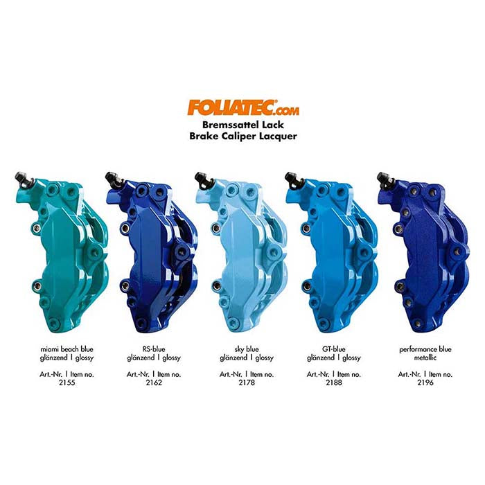 Bremsekaliberlak Performance Blue Metallic - Foliatec