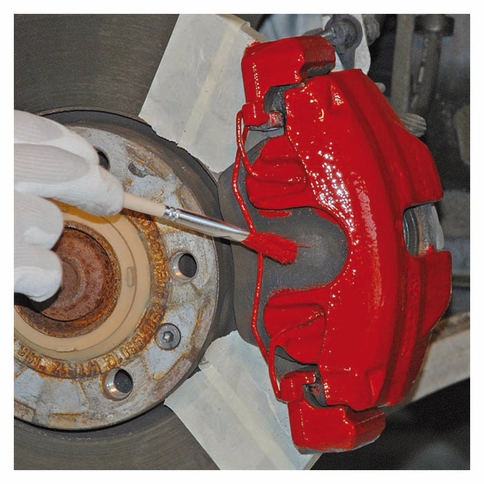 Bremsekaliberlak Power Green pensel - holdbar, varmeresistent 240°C, inkl. primer - Foliatec