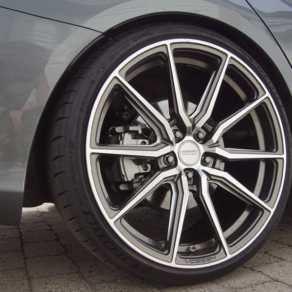 Bremsekaliberlak Stratos Silver Metallic - varmebestandig, inkl. primer til 4 kalibre - Foliatec