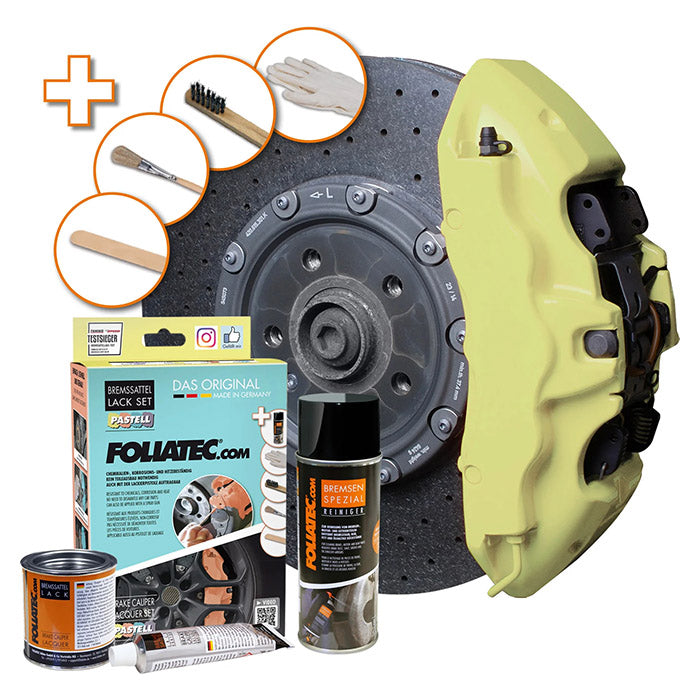 Bremsekaliberlak Creamy Vanilla varme- og kemikalieresistent - Foliatec