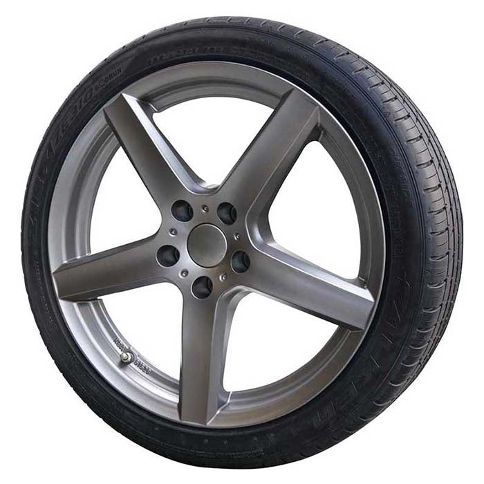 Fælgmaling - blank riffel metallic - foliatec