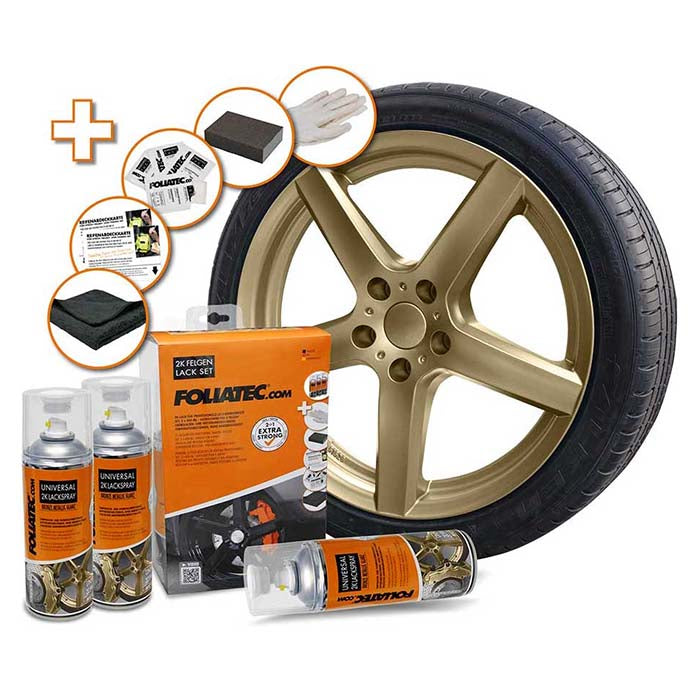 Fælgmaling - blank bronze metallic - foliatec