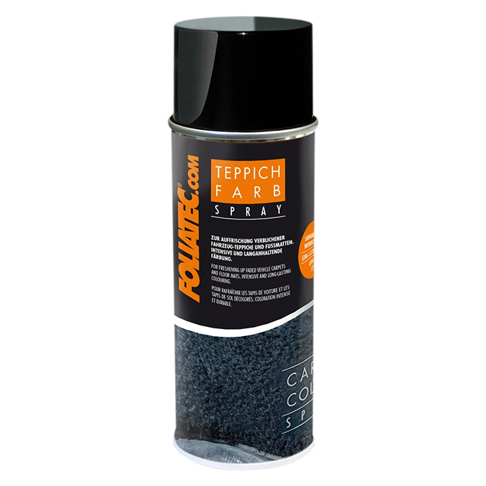 Tæppefarve sort 400 ml til bilindtræk - Foliatec