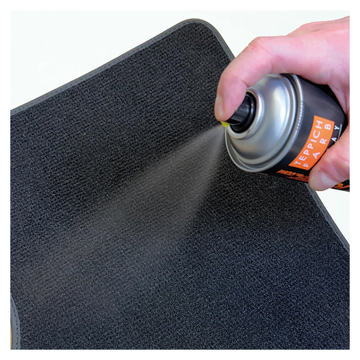 Tæppefarve sort 400 ml til bilindtræk - Foliatec