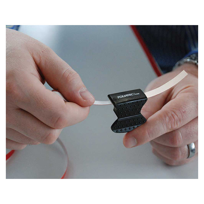 Fælgbånd orange selvklæbende 2,15 m - varme- og bilvaskresistent, 4 stk. monteringssæt inkluderet - Foliatec