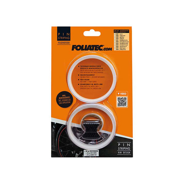 Fælgbånd hvid selvklæbende 2,15 m - Foliatec