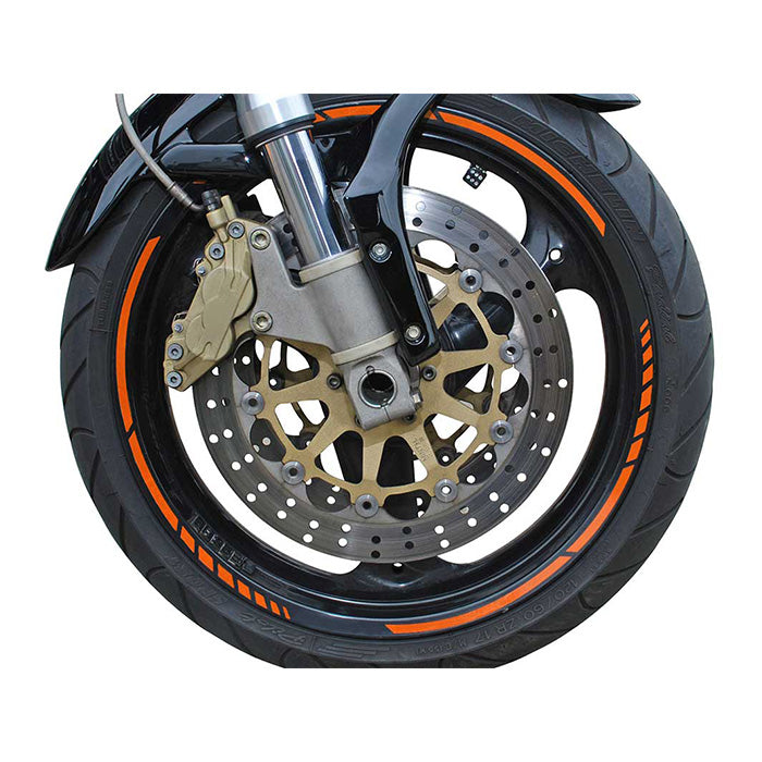 Fælgbånd orange 7 mm til MC selvklæbende, vejrbestandigt - Foliatec