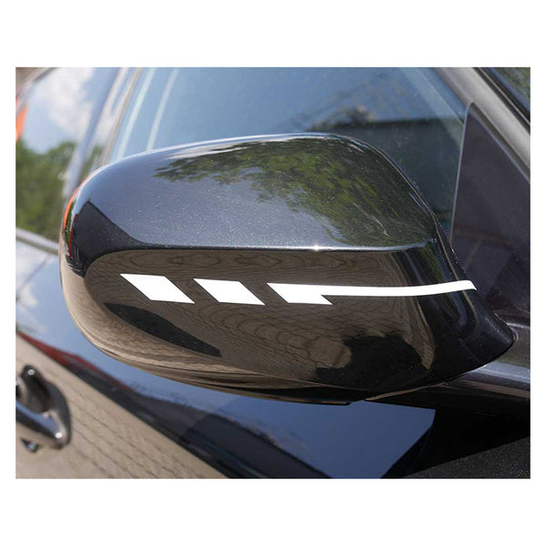 Dekorativ spejlstribe hvid 35,5 cm selvklæbende - Foliatec