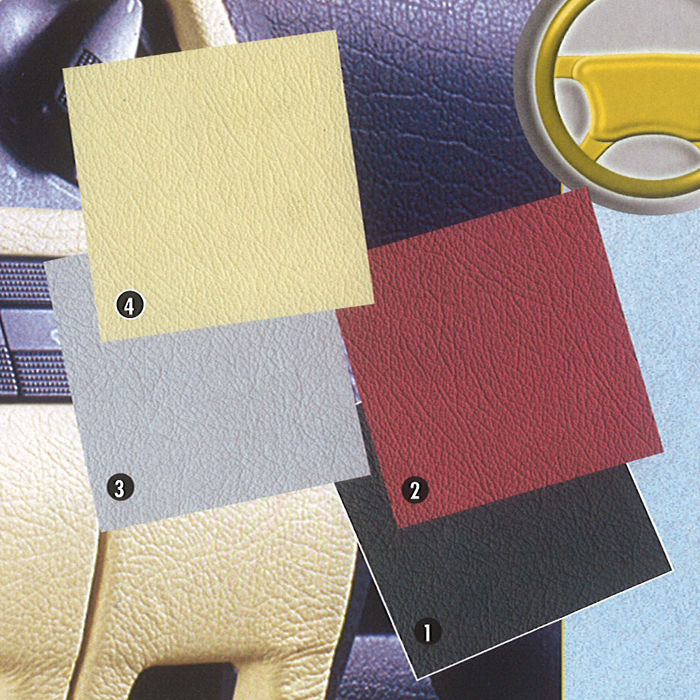 Læderinteriørbetræk 40x60 cm lysgrå - ægte læder, universal pasform. Foliatec