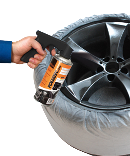 Sprayhåndtag til spraydåse - ergonomisk greb og præcision - Foliatec