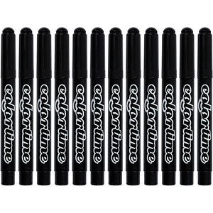 Colortime Tusch, streg 5 mm, sort, 12 stk./ 1 pk.
