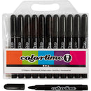 Colortime Tusch, streg 5 mm, sort, 12 stk./ 1 pk.