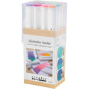 Illustration Marker, streg 1+8 mm, pastelfarver, 12 stk./ 1 pk.