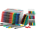 Colortime Dobbelttusch, streg 2,3+3,6 mm, ass. farver, 260 stk./ 1 pk.