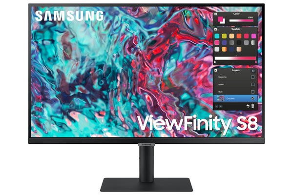 Samsung ViewFinity S8 S27B800TGU 27 IPS 3840 x 2160 (4K) Thunderbolt 4 HDMI 60Hz