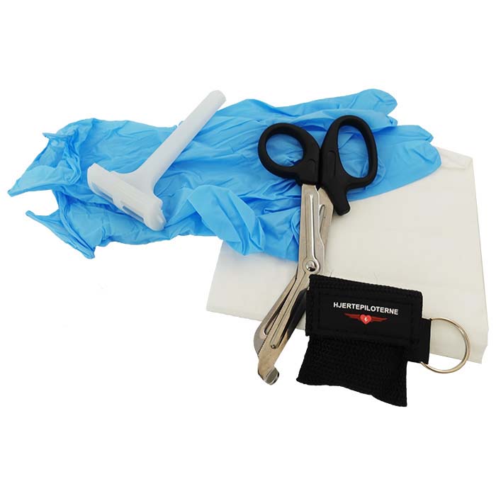 Aftørringsserviet til brystkasse engangs (1 stk) - hjertepilo