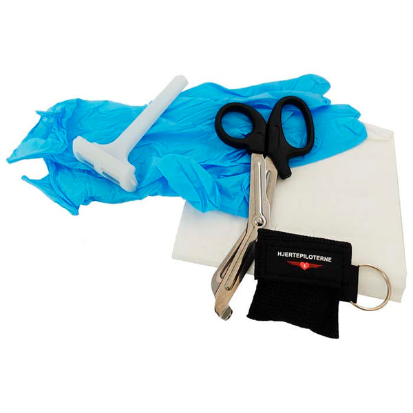 Stofsaks til nødsituationer - hurtig klipning af tøj, sikker skærekant, medicinsk tilbehør - hjertepilo