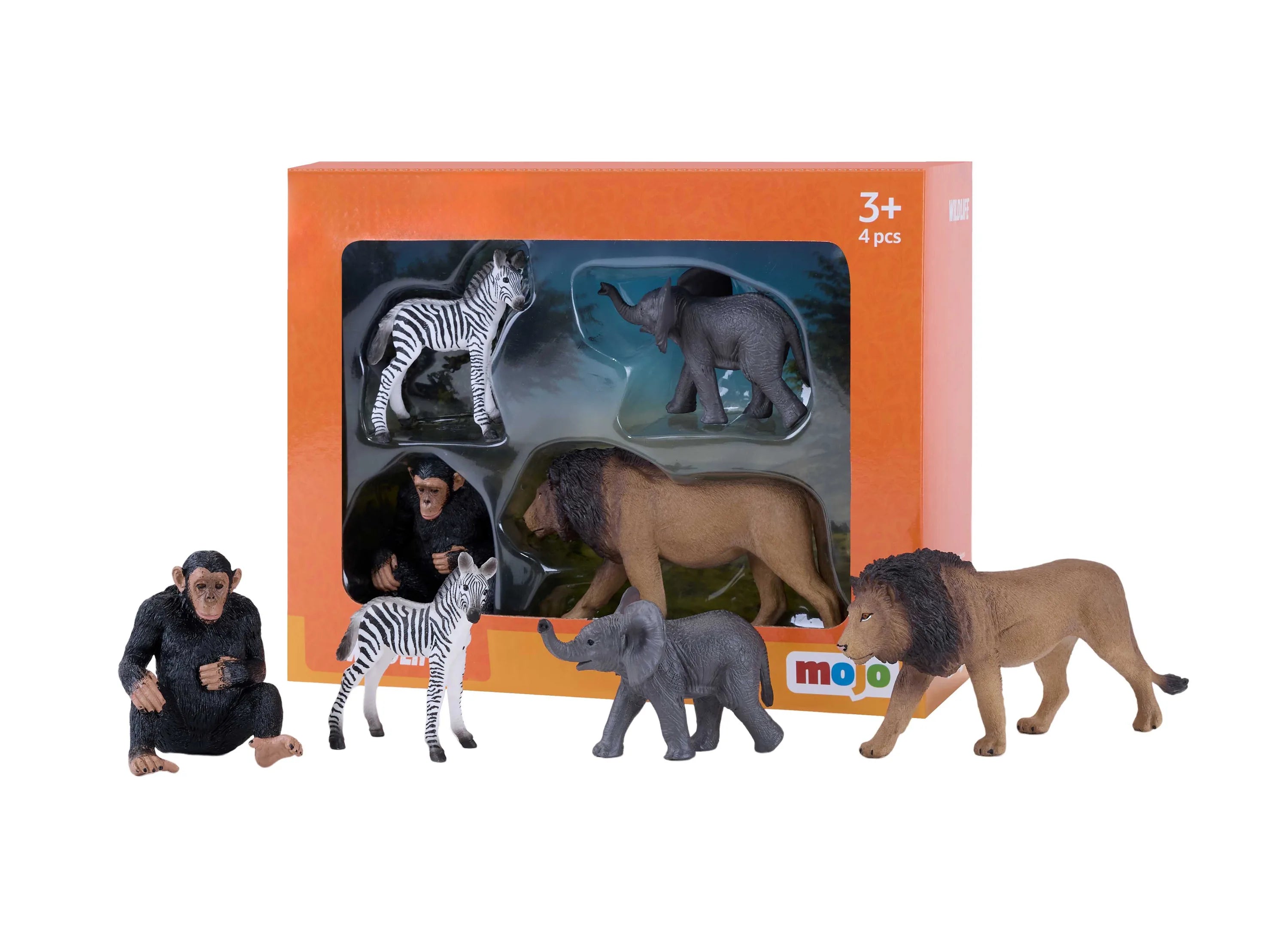 Startersæt Savanne (4 Stk.) – Vilde dyr – Mojo