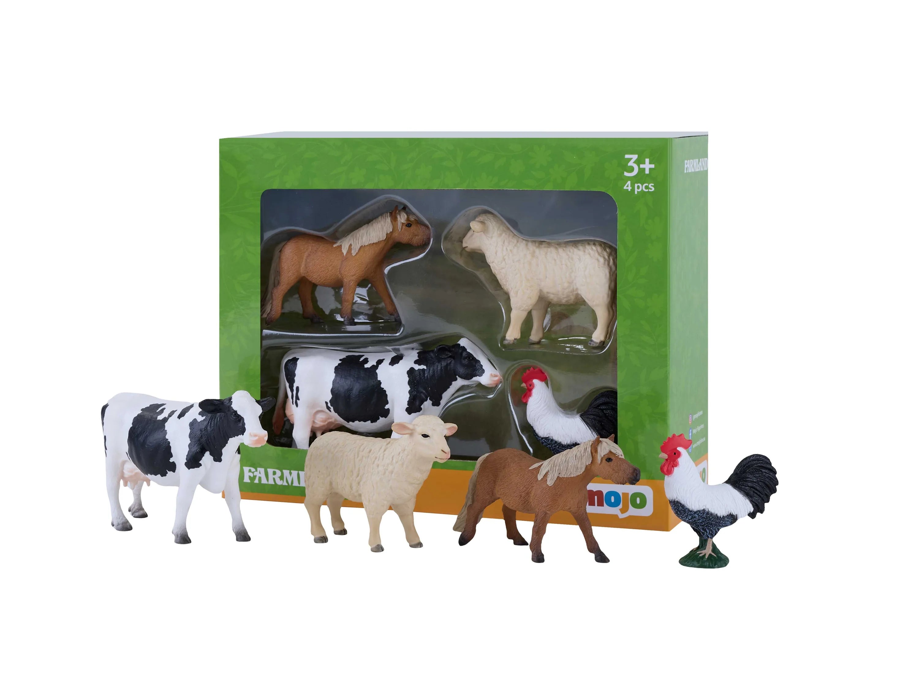 Dyr Startersæt 1 (4 Stk.) – Land liv – Mojo