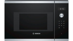 Bosch Serie | 6 Mikrobølgeovn Til indbygning 800W 20liter Rustfrit stål