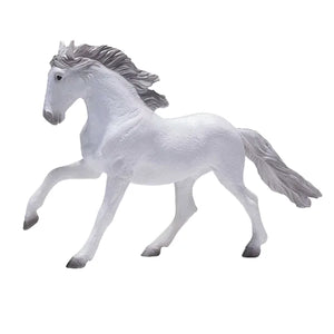 Lusitano hest figur 15 cm, kunststof – pædagogisk legetøj, 3+ år. Mojo