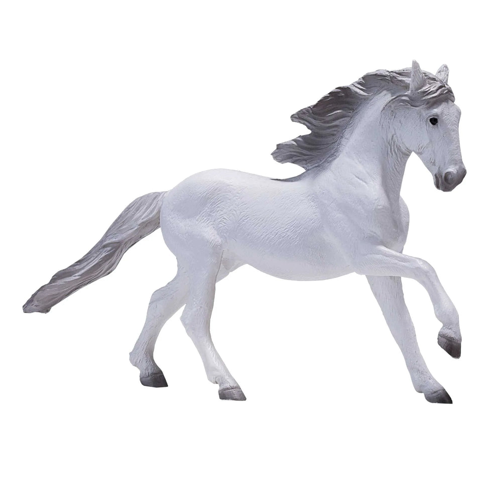 Lusitano hest figur 15 cm, kunststof – pædagogisk legetøj, 3+ år. Mojo