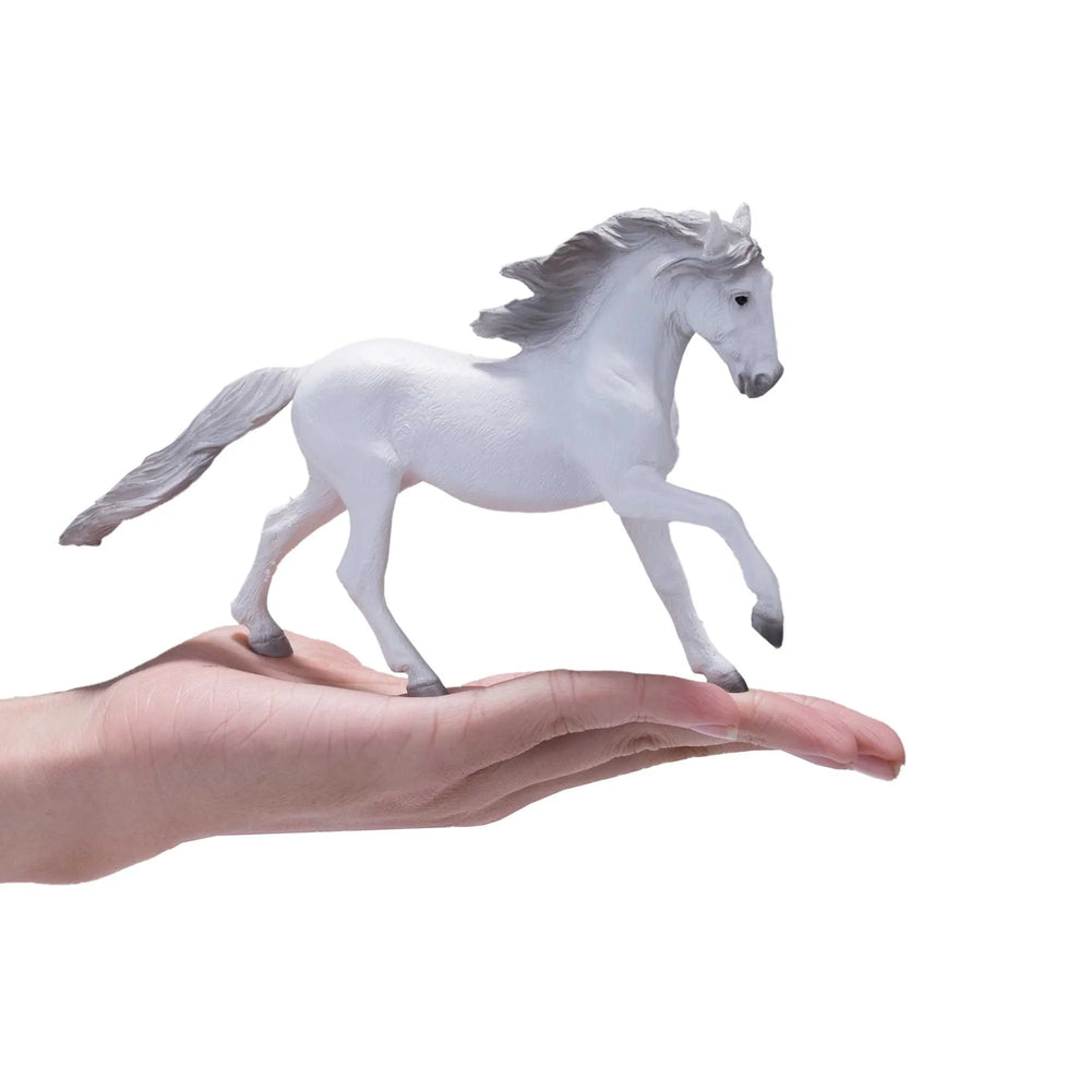 Lusitano hest figur 15 cm, kunststof – pædagogisk legetøj, 3+ år. Mojo