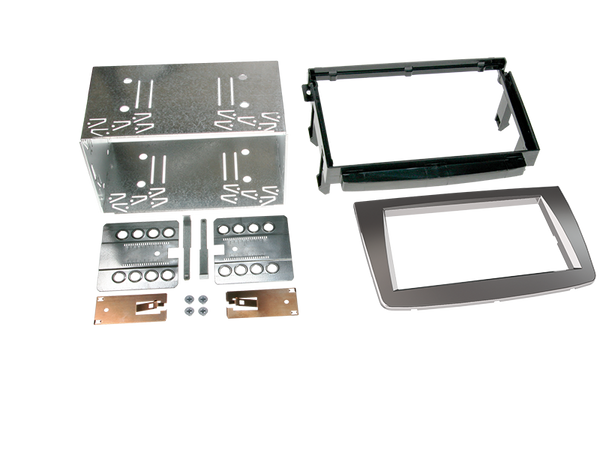 2-DIN monteringsramme Alfa MiTo 2008-> sølv - acv