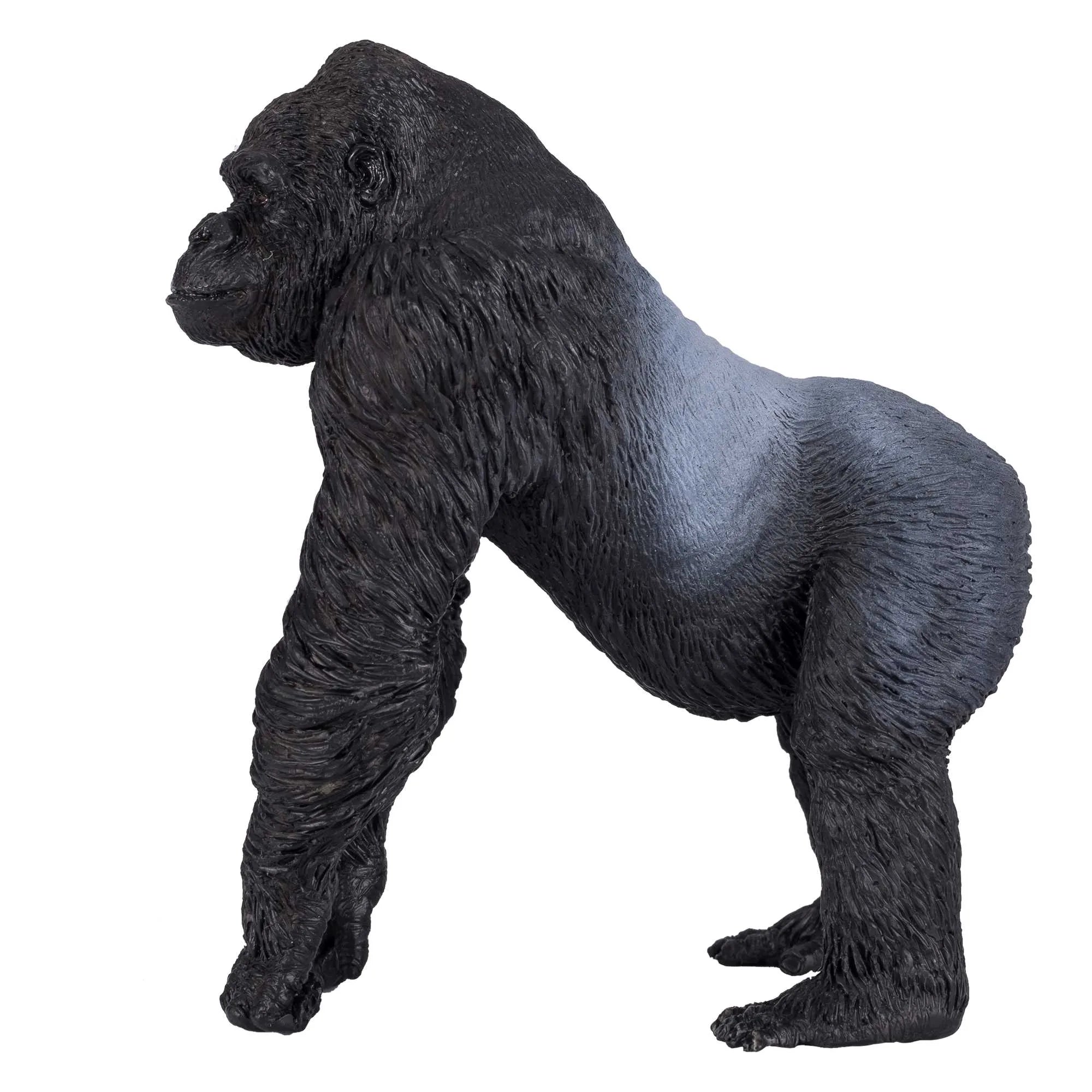 Silverback gorilla figur 8,6x5,2x9,1 cm - kunststof, CE-sikret legetøj, fra 3 år - Mojo