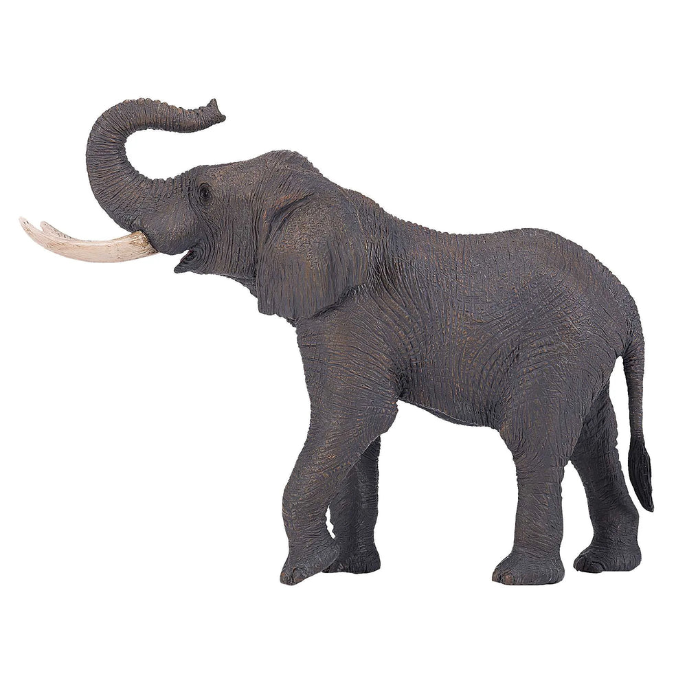 Afrikansk elefant legetøjsfigur 17,6 cm – holdbar plastik, egnet fra 3 år | Mojo