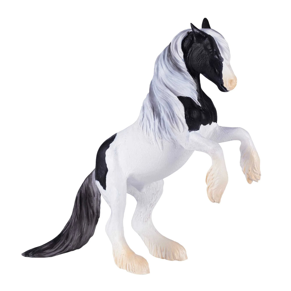 Gypsy Vanner hingst legetøjsfigur 11,9 cm plast – anbefalet 3+ år, sikkerhedsstandarder overholdt | Mojo
