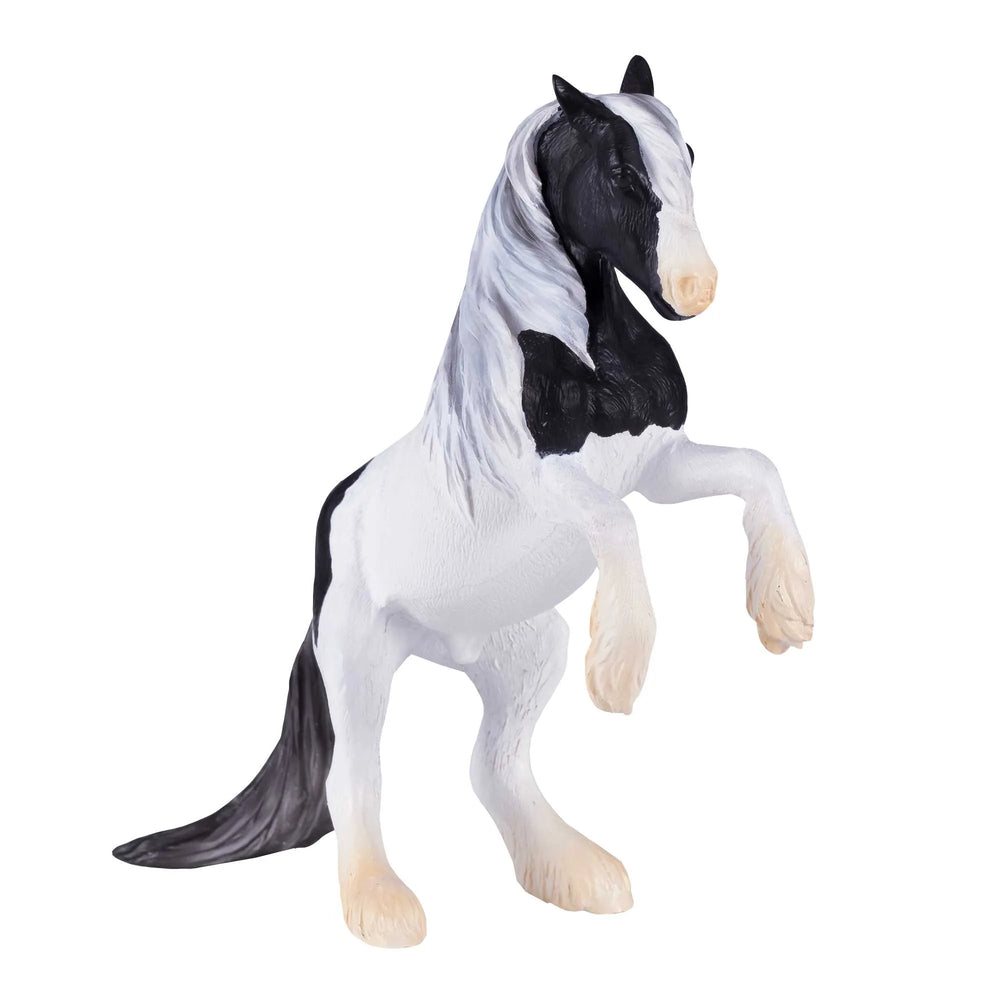 Gypsy Vanner hingst legetøjsfigur 11,9 cm plast – anbefalet 3+ år, sikkerhedsstandarder overholdt | Mojo