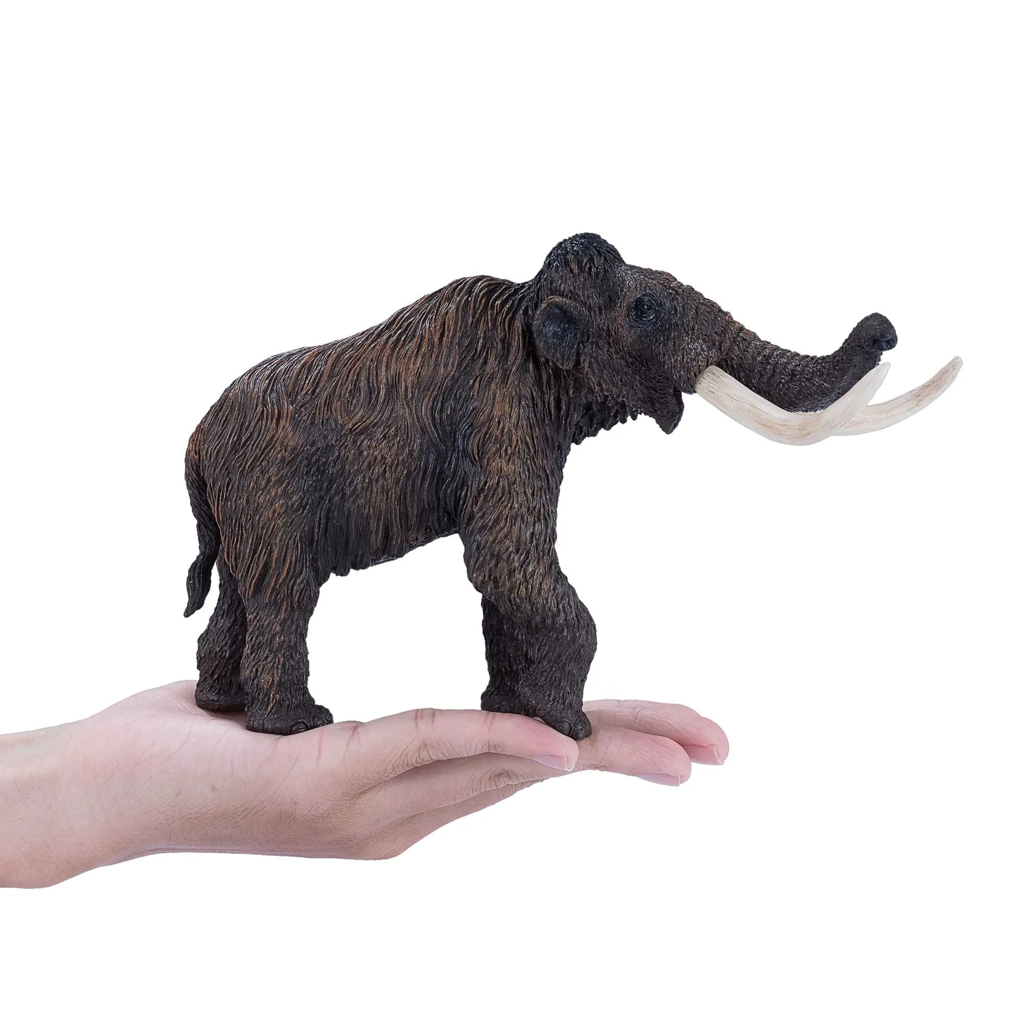 Uldhåret mammut figur 20,9 cm – realistisk kunststof legetøj, 3+ år, Mojo