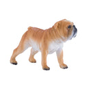 Engelsk bulldog figur i kunststof, 6 cm – legetøj til børn fra 3 år, Mojo