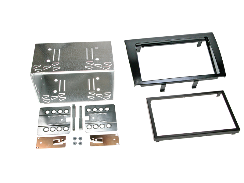 2-DIN kit Fiat Bravo sort