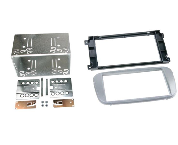 2-DIN radioramme til Ford, sølv - ACV