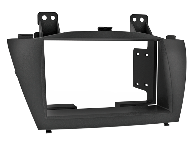 2-DIN radioramme til Hyundai ix35 (LM) 02/2010→, sort - ACV