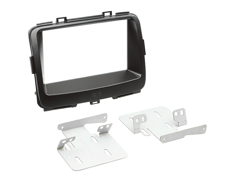 2-DIN radioramme Kia Carens 2013- sort