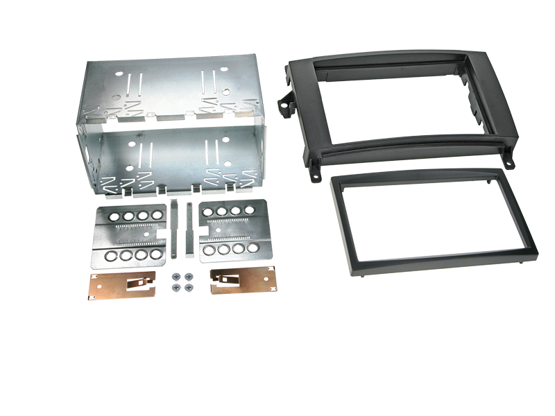 2-DIN radioramme til Mercedes (A W169, B W245, Sprinter W906, Vito W639) sort - acv