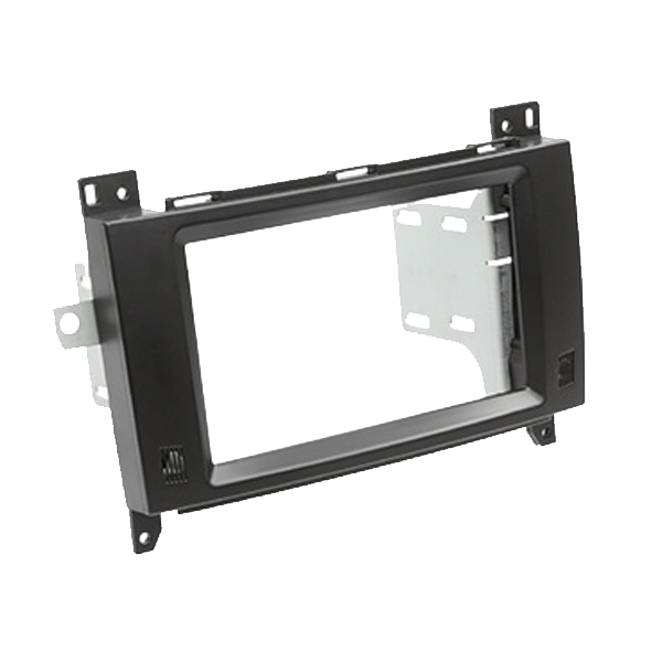 2-DIN monteringsramme til Mercedes Vito/Viano W639 2006-> i sort - ACV