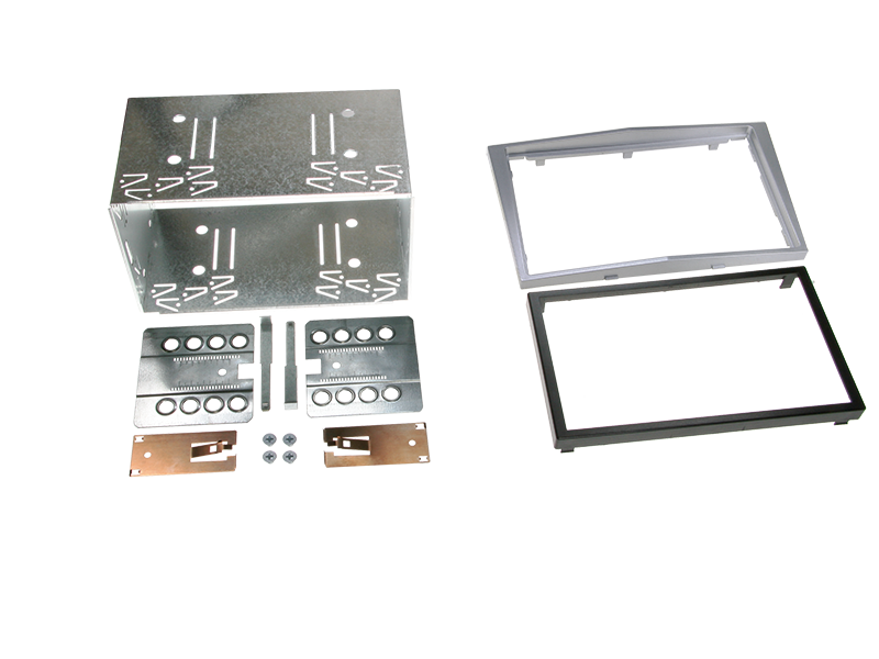 2-DIN kit Opel diverse chromesilver