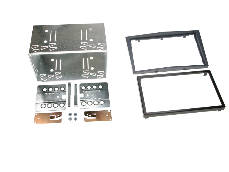 2-DIN kit Opel diverse mørkgrå