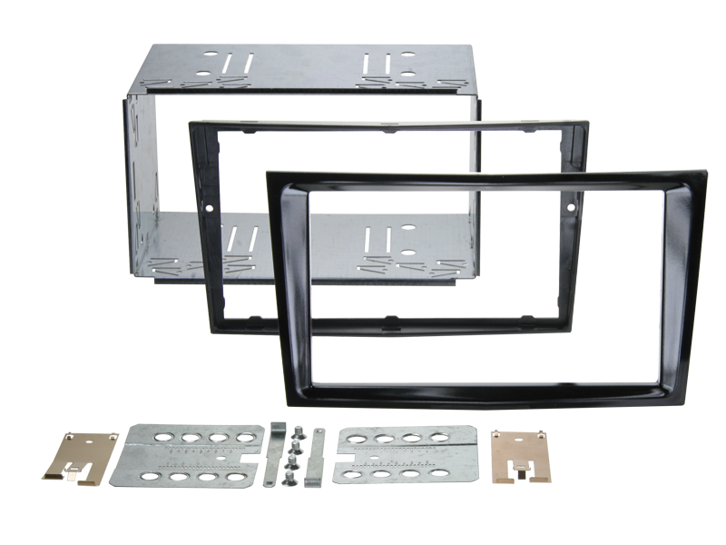 2-DIN radioramme til Opel, piano sort - ACV