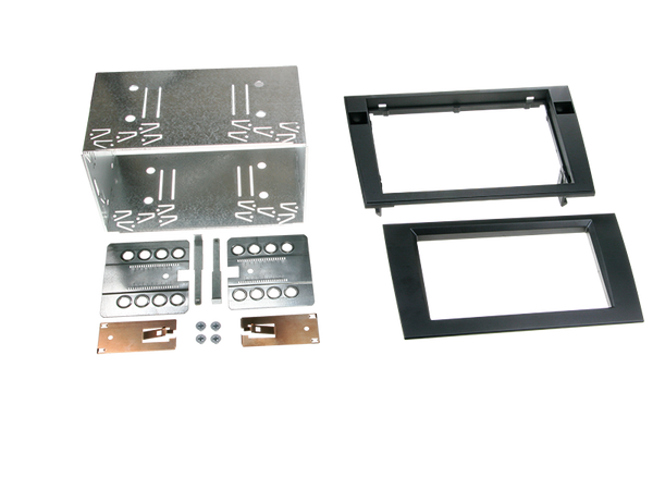 2-DIN radioramme til Audi A4 (8E) / Seat Exeo (3R) sort - acv