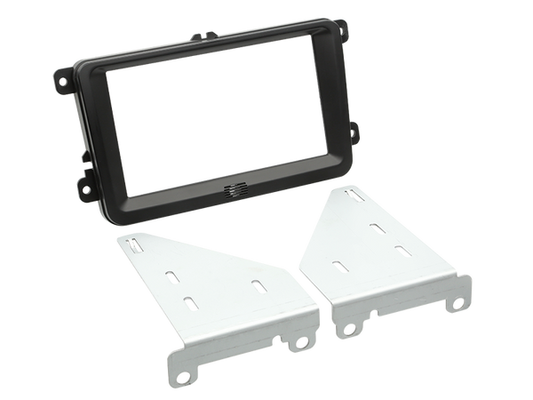 2-DIN faciapanel til VW/Seat/Skoda - kompatibelt 1/2-DIN monteringskit, ACV