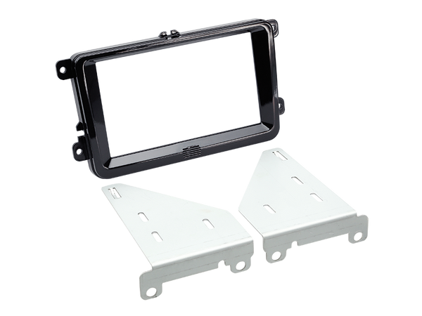 2-DIN facia kit til VW Seat Skoda (piano black) - ACV