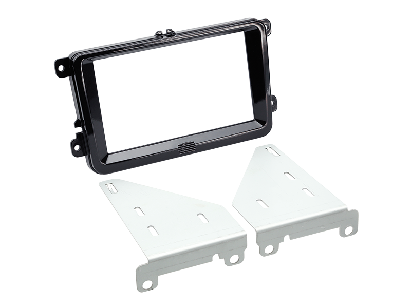 2-DIN facia kit til VW Seat Skoda (piano black) - ACV